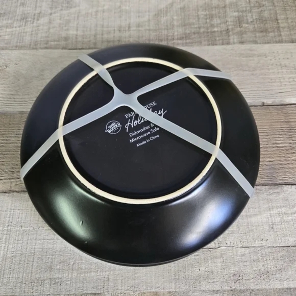 WINTER WONDERLANE | Farmhouse Truck Salad Plates Set of 4 - Picture 5 of 5